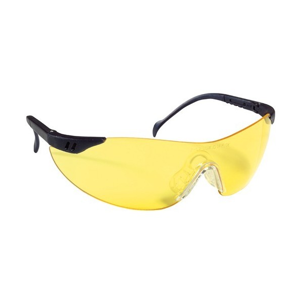 Lunettes de protection Stylux branches nylon/polycarb Bleu - Jaune AR
