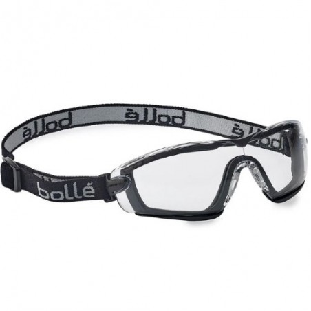 Lunettes protection Platinium avec Tresse nylon et mousse - Incolore et anti rayure