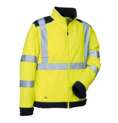Veste Haute visibilité Softshell Hiviz Sideia - Jaune