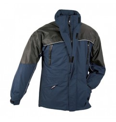 Veste de pluie avec gilet amovible Marina - Noir/Bleu marine