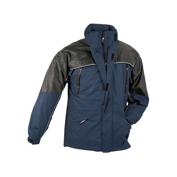 Veste de pluie avec gilet amovible Marina - Noir/Bleu marine