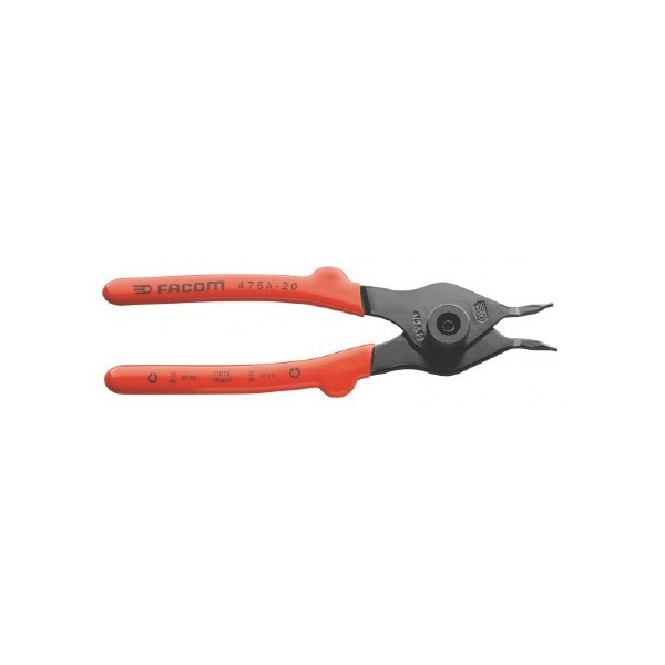 Pince réversible pour circlips intérieur et extérieur 10 à 30mm et 10 à 18mm