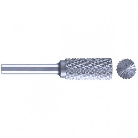 Fraise Lime Carbure Cylindrique coupe en bout Diamant Ø16
