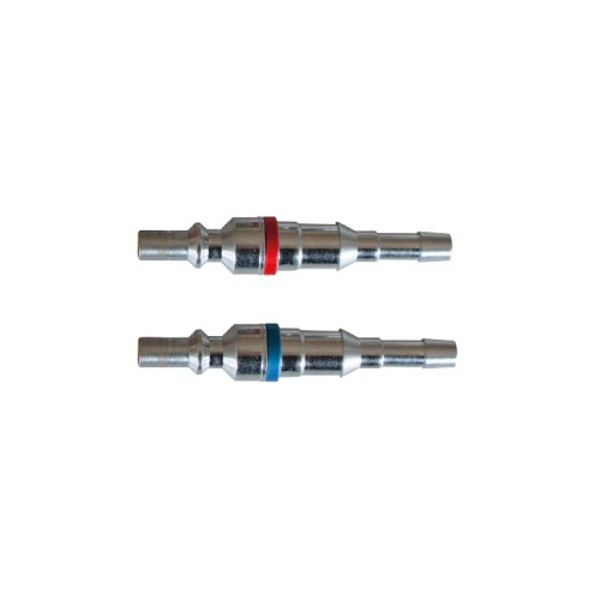 Raccord rapide male- douille mixte gaz - montage tuyaux